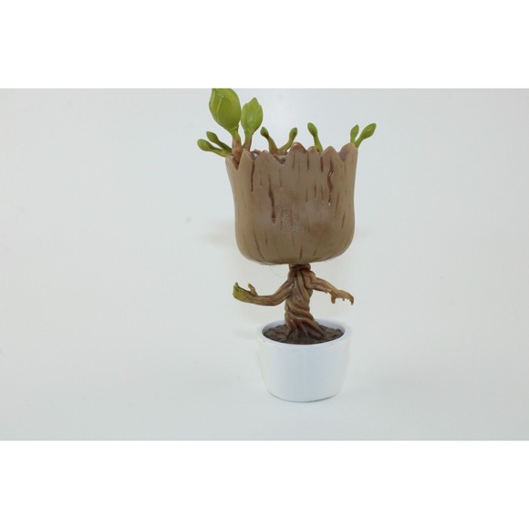 Funko POP GOTG Rocket Racoon #491 Dancing Groot in White Pot #65 Bubble Head Lot - Picture 11 of 13
